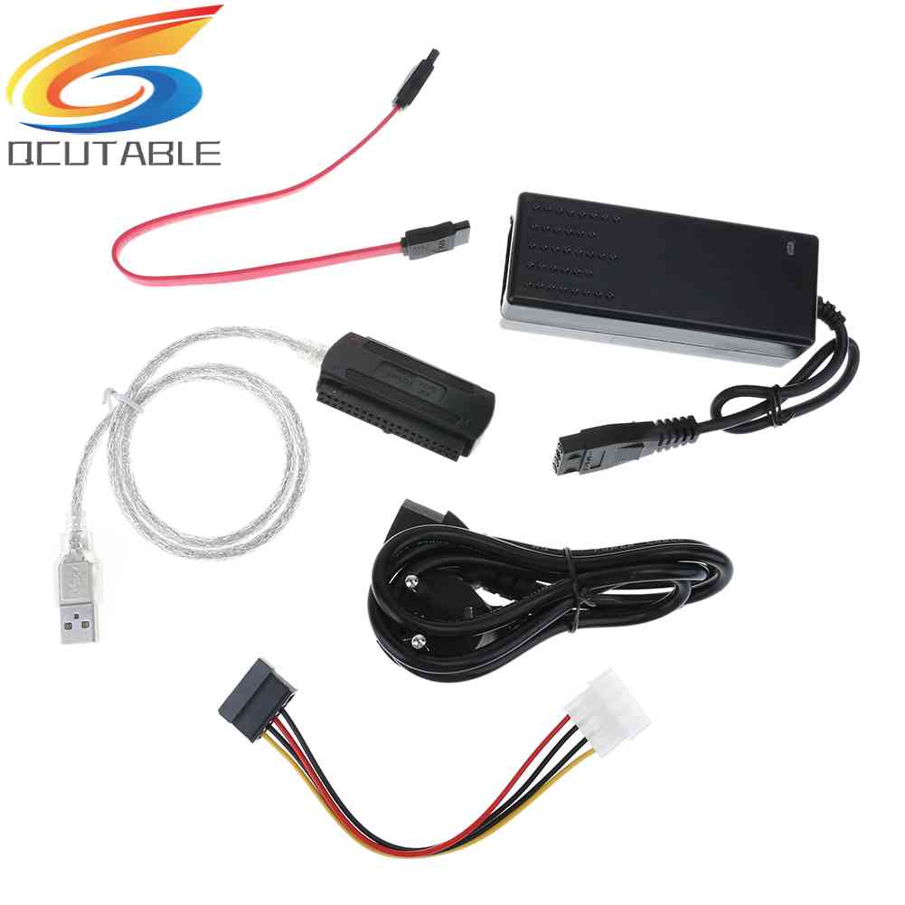 New SATA/PATA/IDE to USB 2.0 Adapter Converter Cable for 2.5 / 3.5 Inch Hard Drive for HDD with External Power
