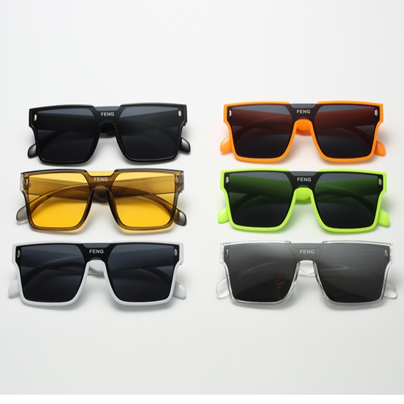 Kính Mát Gọng Lớn Nhiều Màu Sắc Phong Cách Hiphop Thời Trang Cho Nam Nữ