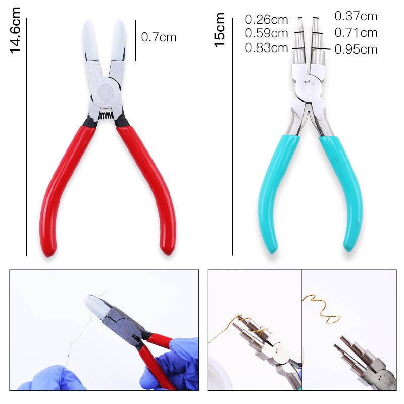 1 Kìm Mũi Thép Carbon Làm Trang Sức Thủ Công