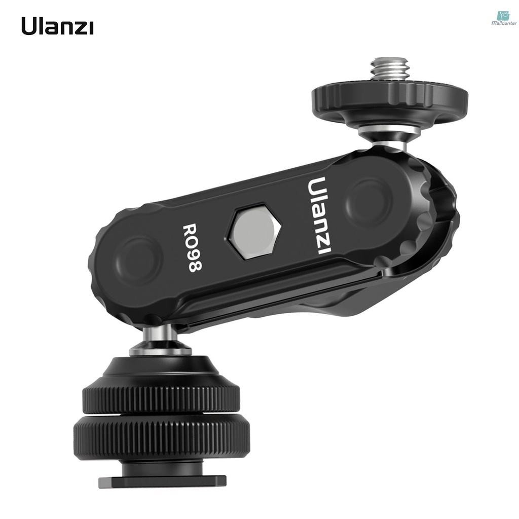 Giá Đỡ Màn Hình Ulanzi R098 Field 360 Độ Kèm Đôi Giày Lạnh° Loa VN A3.14 Đầu Bi Xoay Được Bằng Hợp Kim Nhôm Kích Thước 1 / 4 Inch Ốc Vít 1.5kg