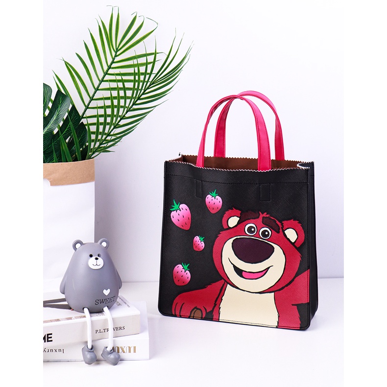 Túi Xách Cỡ Lớn In Hình Chuột Mickey Disney Dễ Thương Cho Nữ