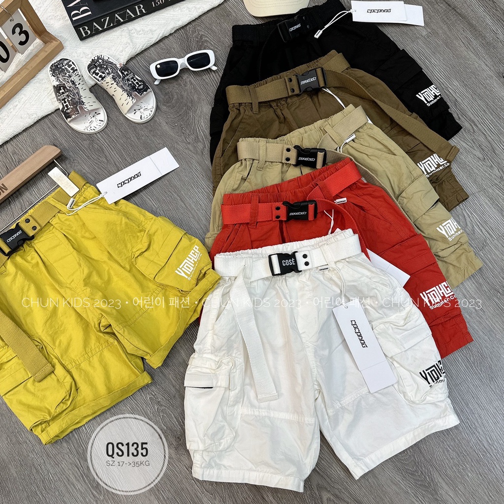 QS135 - QUẦN short túi hộp YIQHCP Summer.Co cho Bé
