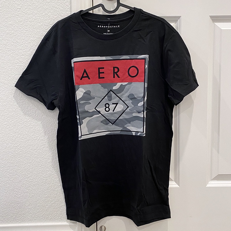 Áo Thun Tay Ngắn Cổ Tròn In Hình AEROPOSTALE / AERO Thời Trang Mùa Hè Cho Nam