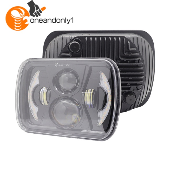 Đèn Pha Led Hình Vuông 7 Inch 60w 6000lm 6000k Chuyên Dụng Cho Xe Tải Địa Hình