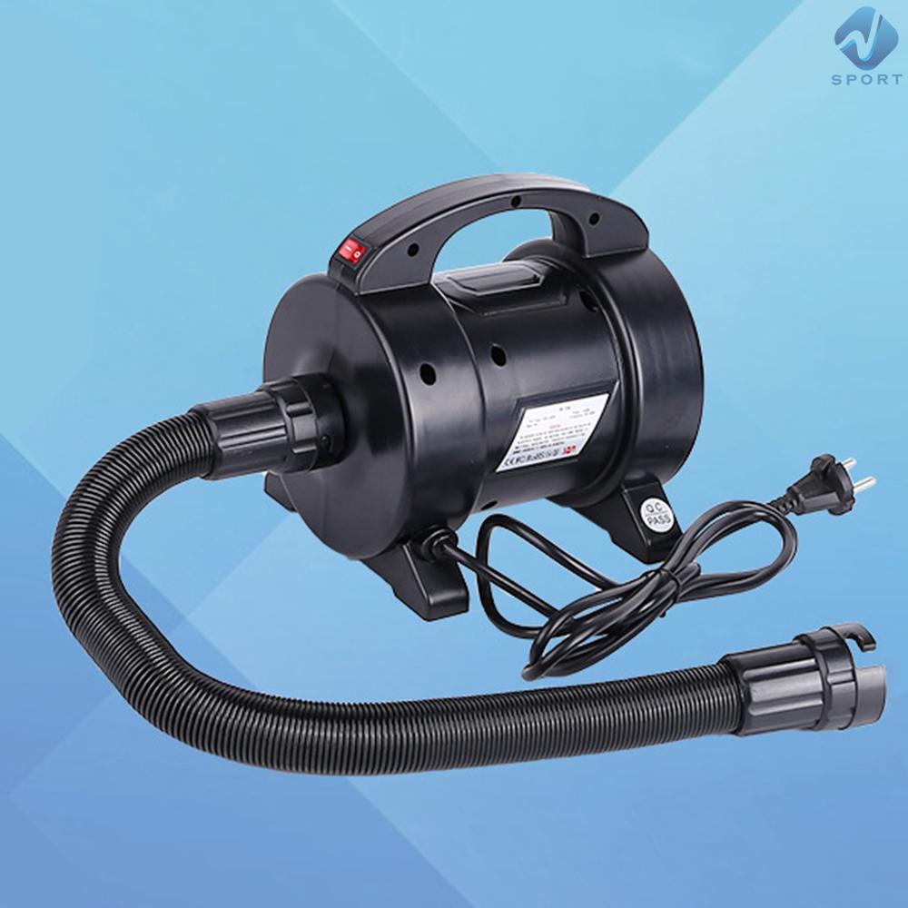 Máy Bơm Hơi Điện 1600W Kèm 2 Vòi Phun Chuyên Dụng