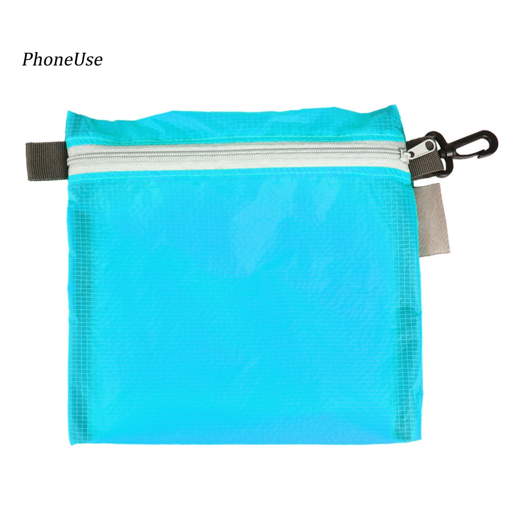 Túi Đựng Đồ Bằng PU Nylon Mịn Có Khóa Kéo Tiết Kiệm Không Gian Đa Năng Chống Thấm Nước