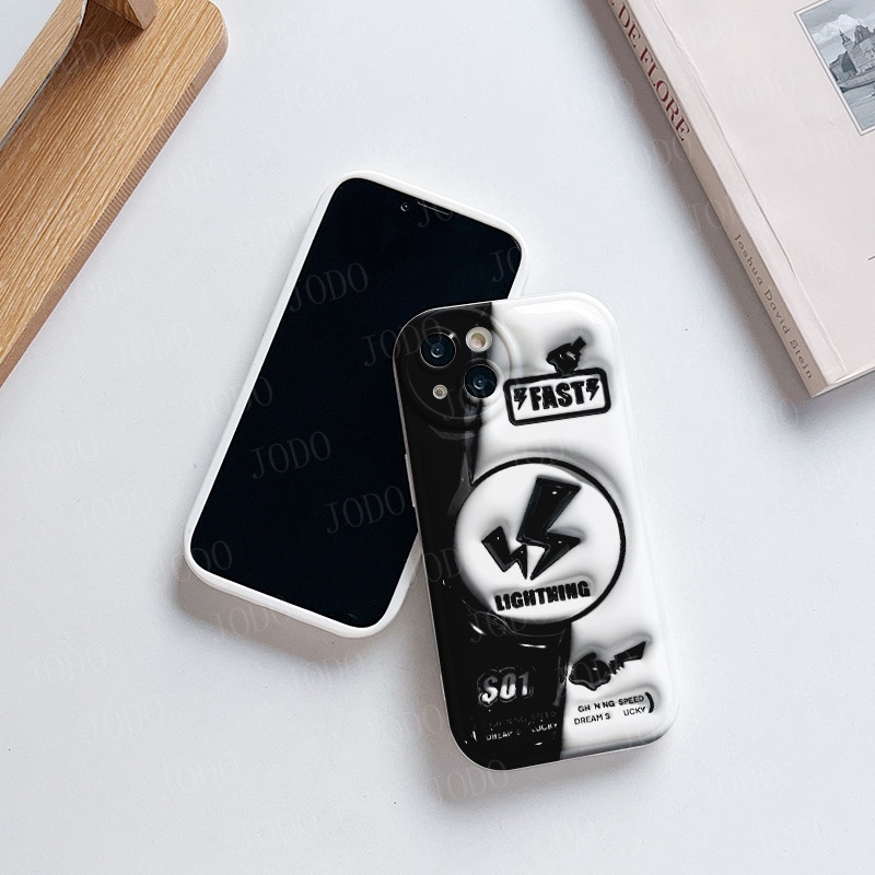 Ốp Điện Thoại Silicon TPU Mềm Chống Sốc In Hình Gấu Trúc 3D Cho iPhone 14 13 12 11 Pro Promax 6 6S 7 8 Plus X XR XSMax SE