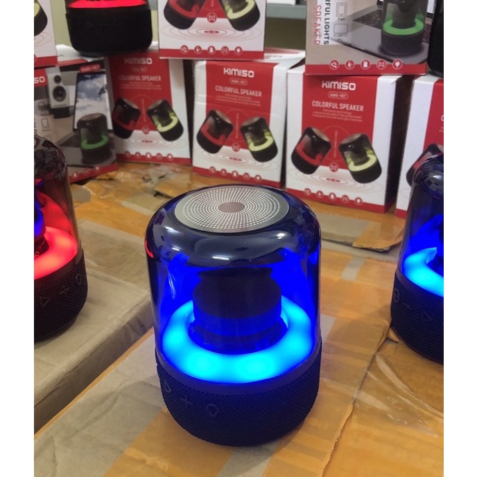 Loa Bluetooth Mini Kimiso KMS-167, Loa Led Siêu Đẹp, Pin Trâu Tới 3h Sử Dụng, Âm Thanh Trung Thực Cực Hay.