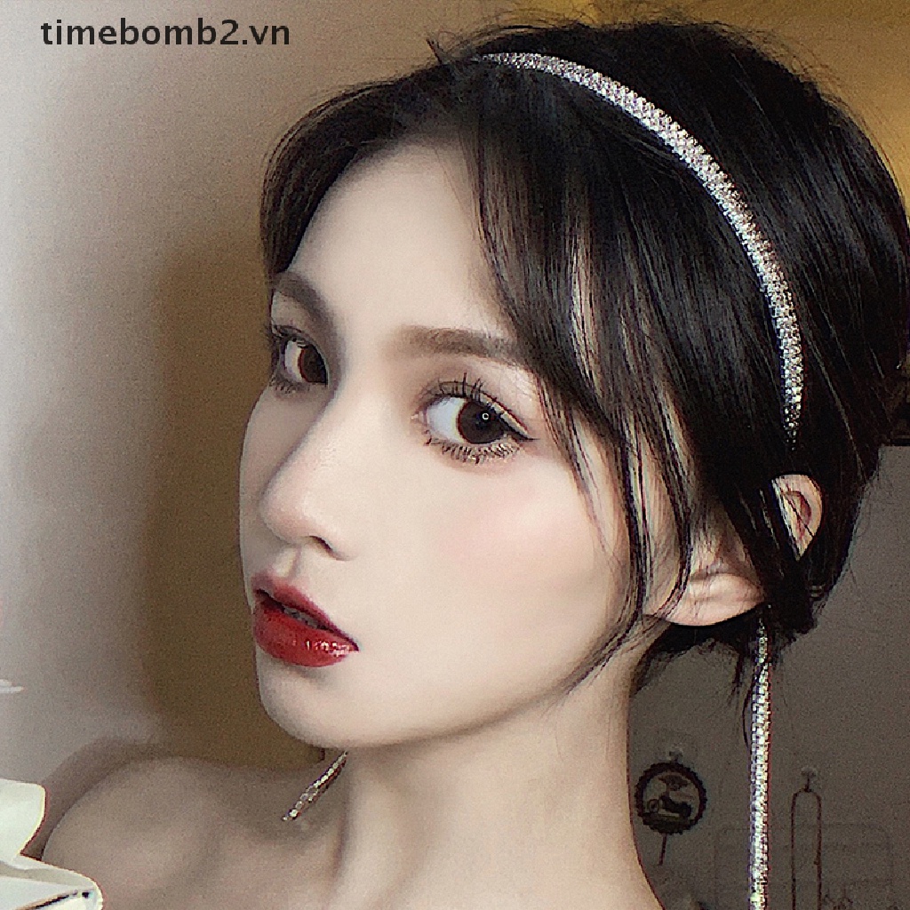 { # Mới Băng Đô Cài Tóc Đính Đá Lấp Lánh Thời Trang Cho Nữ