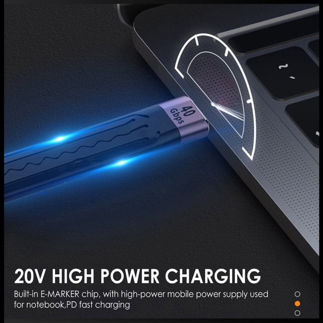 Cáp Sạc Nhanh Usb C 40gbps Chuyên Dụng Chất Lượng Cao