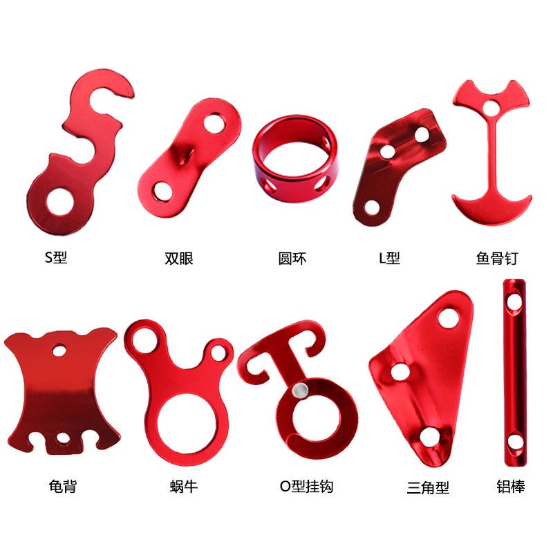 Phụ Kiện Khóa Cố Định Dây Dù Chống Trượt Hình Chữ S Tiện Dụng Khóa Dây Gió Cực Kỳ Đa Năng Cho Nhu Cầu Cắm Trại Của Bạn Với Ba Lỗ Mở Để Dễ Dàng Tháo Ra Nút Chốt Móc Xoáy 3 Mắt Cho Chiếc Lều Bạn Không Bao Giờ Bị Bay Bay