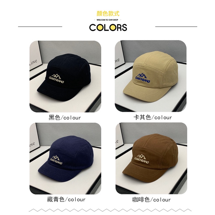 Mũ Lưỡi Trai Vành Nhỏ Thiết Kế Mới Đơn Giản Thời Trang Mùa Hè Theo Phong Cách Mỹ Cho Nam