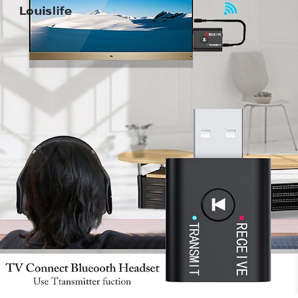 Bộ Thu Phát Bluetooth 5.0 Không Dây Louislife Cho Máy Tính, TV, Laptop