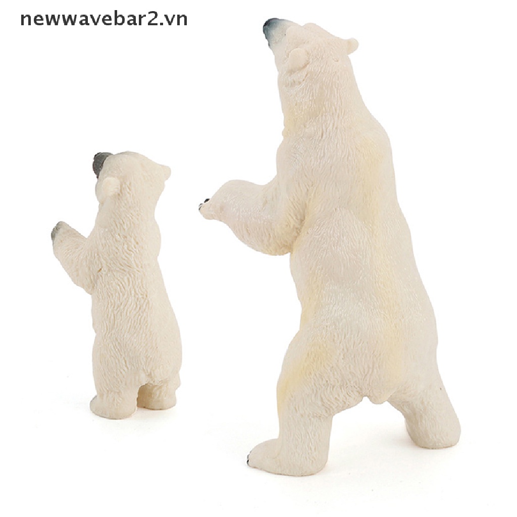 [Mới] Mô Hình Gấu Bắc Cực Đồ Chơi Cho Bé