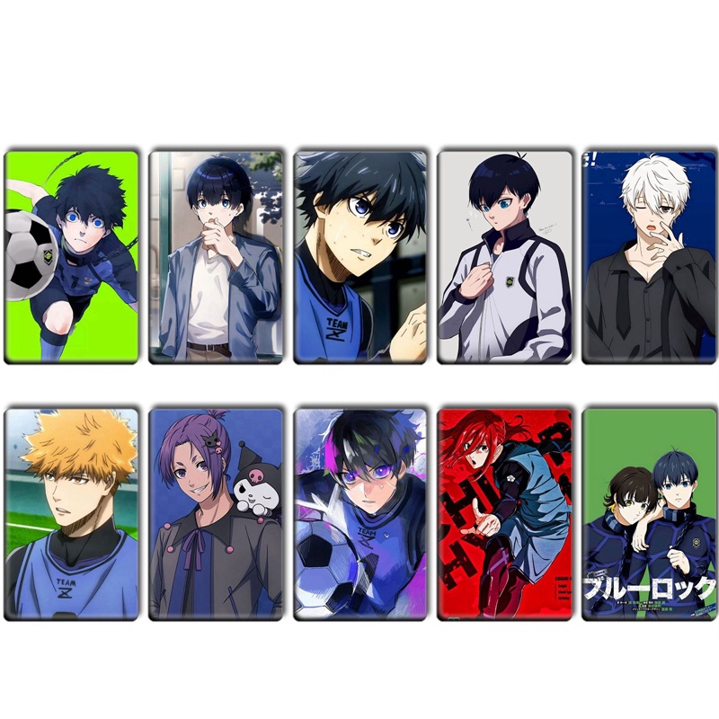 Bộ 10 Thẻ Dán Hình Hoạt Họa Anime Xinh Xắn