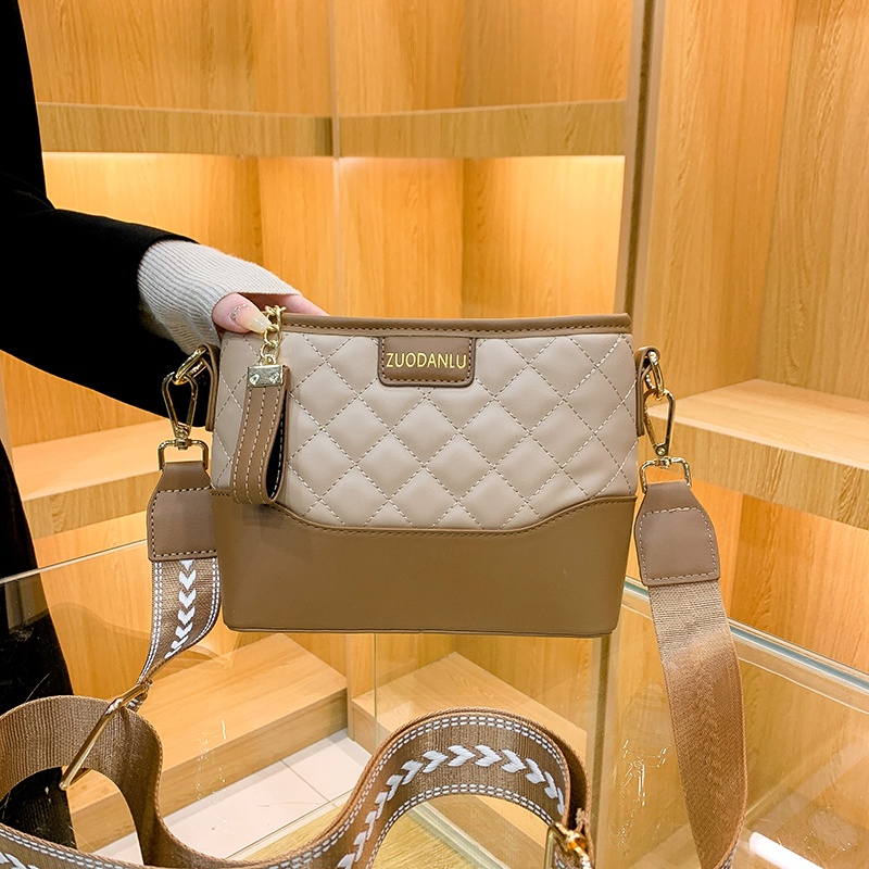 Ielgy Túi Xách Dây Xích Đeo Vai Đa Chức Năng Họa Tiết Hình Thoi Cho Nữ