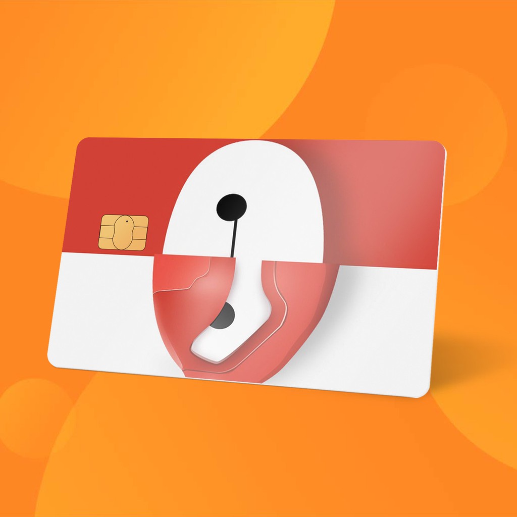 Miếng Dán Thẻ Card Baymax | SKIN ATM, Thẻ Chung Cư Trang Trí - Chất Liệu Decal Vinyl Chống Nước