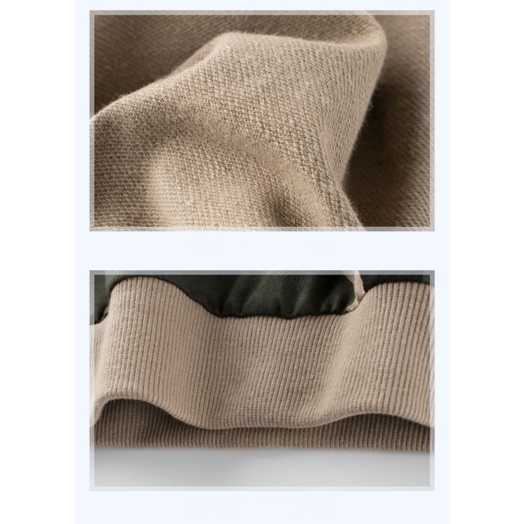 Áo Khoác Sweater Giả Hai Lớp Họa Tiết Rằn Ri Thời Trang Xuân Thu 2023 Cho Bé Trai / Gái