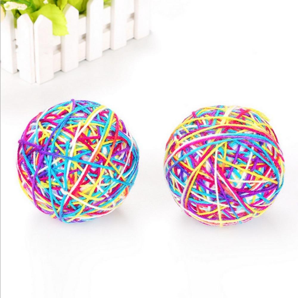 Bóng Len Mềm Mại Chống Cắn Nhiều Màu Sắc Cho Mèo Cưng AARON1