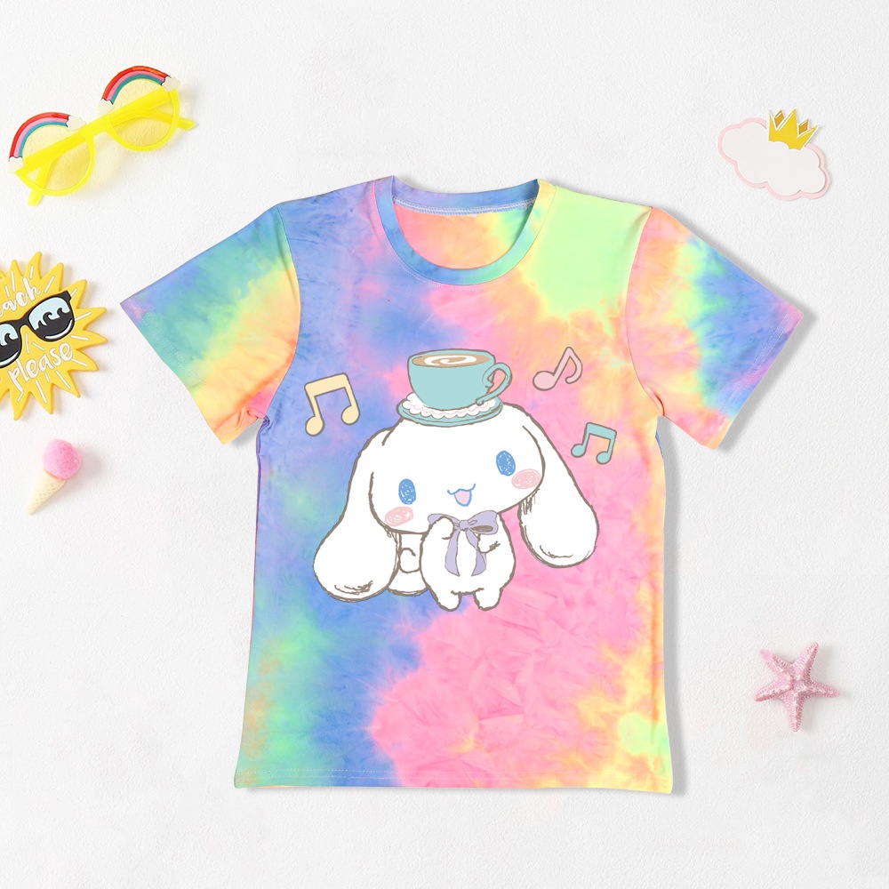 Cinnamoroll Áo Thun In Họa Tiết Hoạt Hình Sáng Tạo Thời Trang Cho Bé