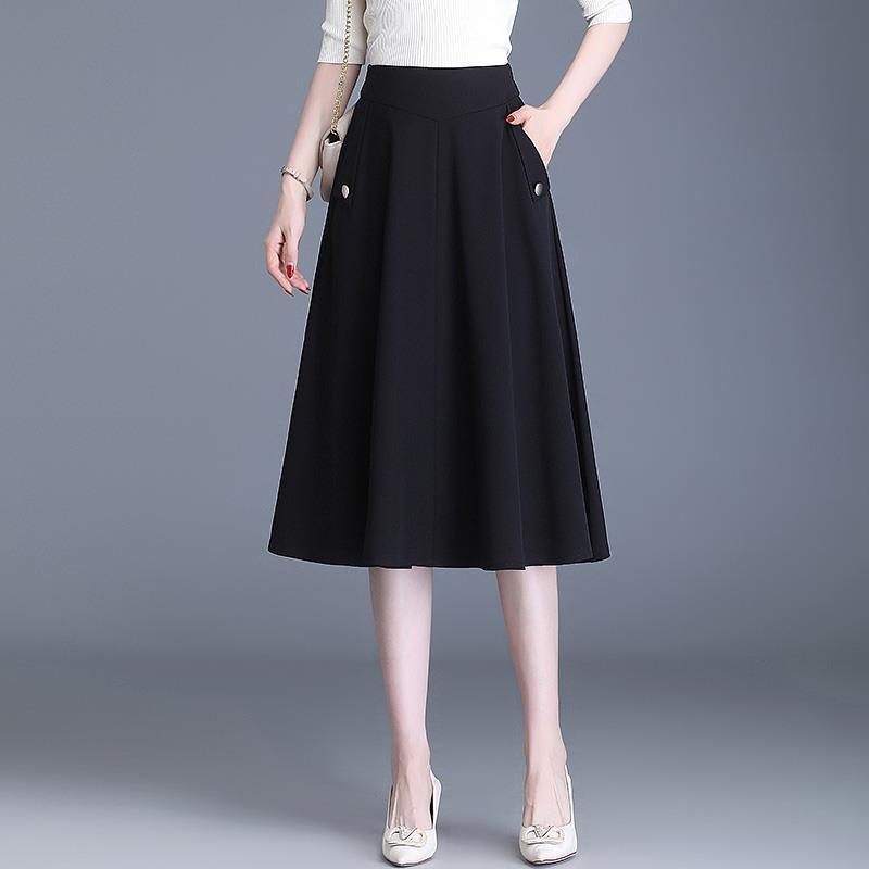 Chân Váy Chữ a Dáng Dài Có Túi Thời Trang Mùa Xuân Mới 2023