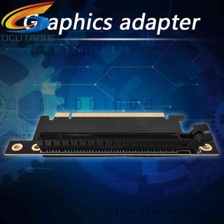 PCIe X16 Riser 90 Degree Right Angle PCI Express X16 Graphics Card Adapter
