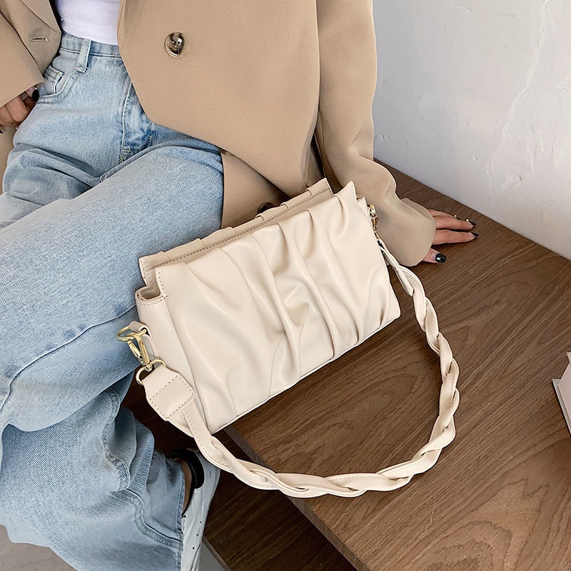 Túi Xách Đám Mây Nhỏ Gấp Gọn Đơn Giản Thời Trang Cao Cấp Phong Cách Mới Dễ Phối Đồ Cho Nữ