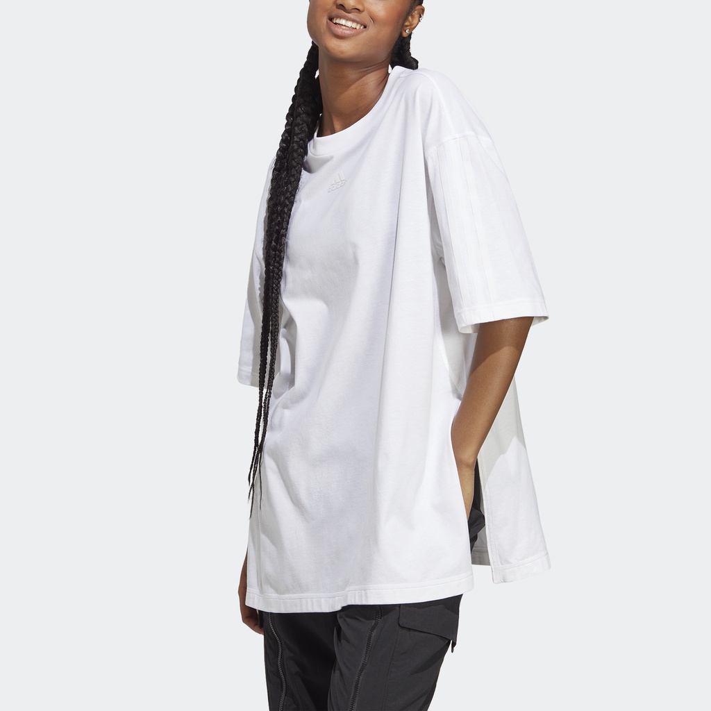 Adidas Phong cách sống Áo Thun Oversize Dance Nữ trắng IC6695