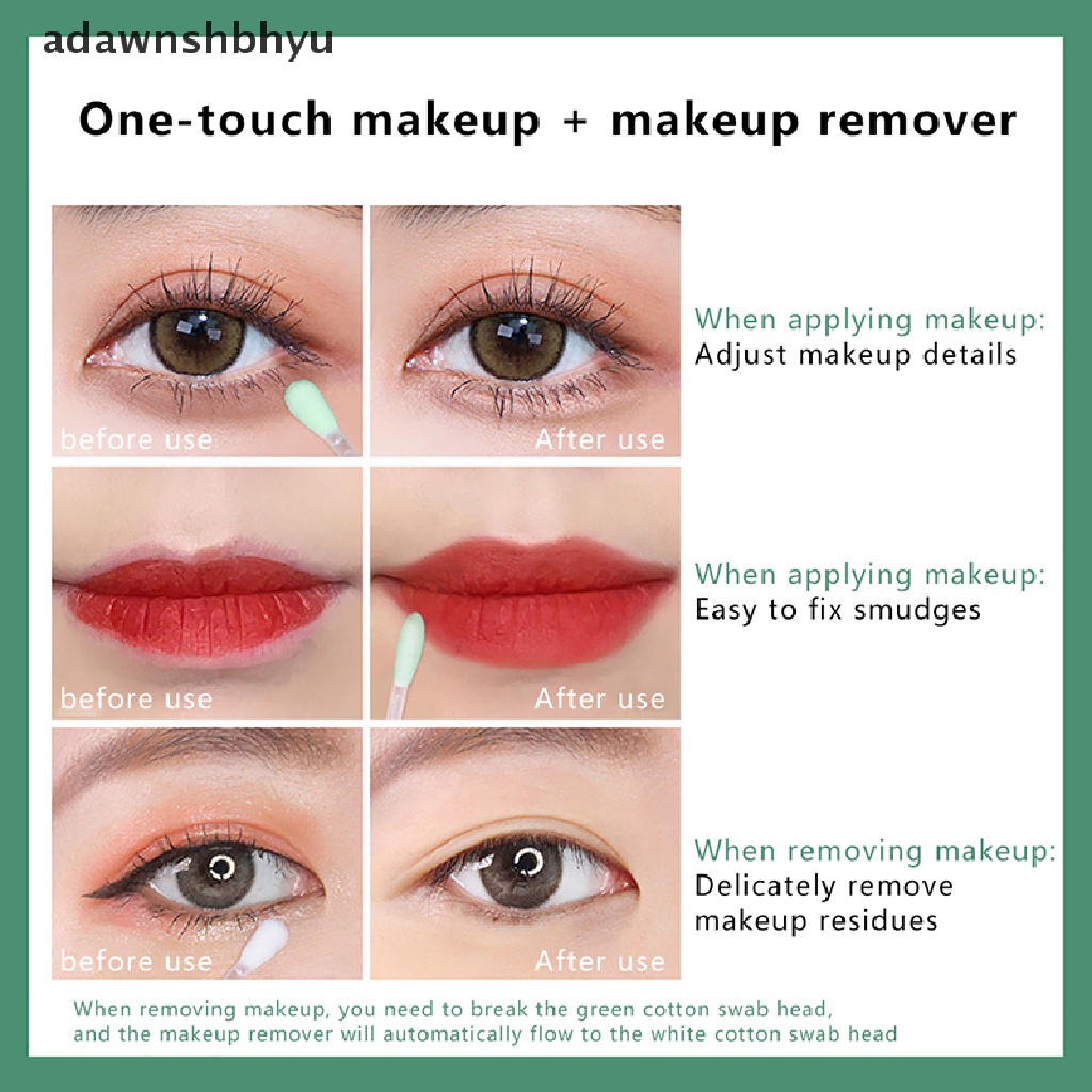 Hộp 25 Bông Tăm Hai Đầu Trang Điểm Mắt / Mặt adawnshbhyu