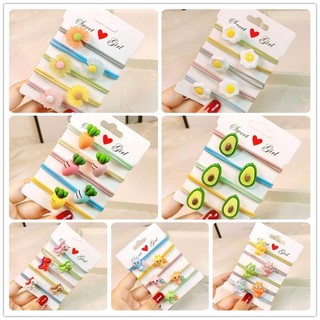Set 10 Dây Chun Buộc Tóc nhiều hình ngộ nghĩnh MyBaby
