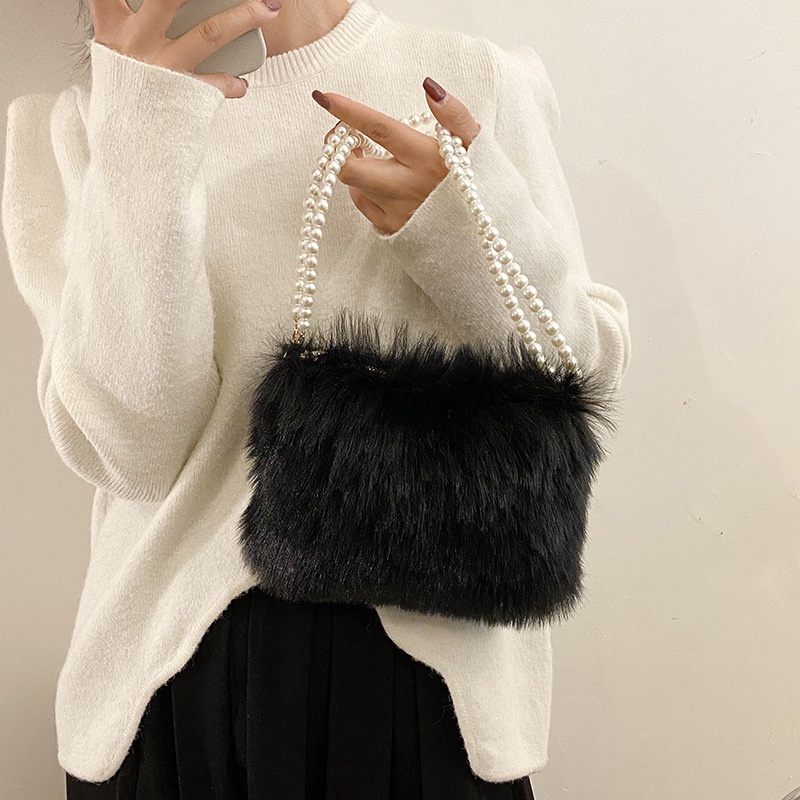 Túi Đeo JASMIN NOIR Chéo Vai Đính Ngọc Trai Thời Trang Dành Cho Nữ