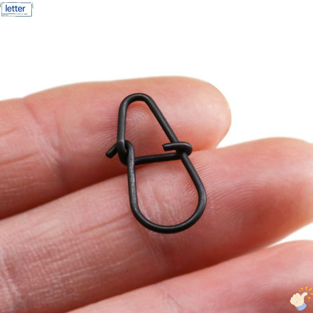 Set 100 Vòng Treo Dây Câu Cá Màu Đen Chất Lượng Cao