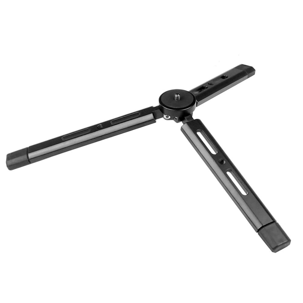 Giá Đỡ Ba Chân Mini Bằng Hợp Kim Nhôm Kèm Ốc Vít 1 / 4 '' inch Chuyên Dụng Dành Cho Camera DSLR