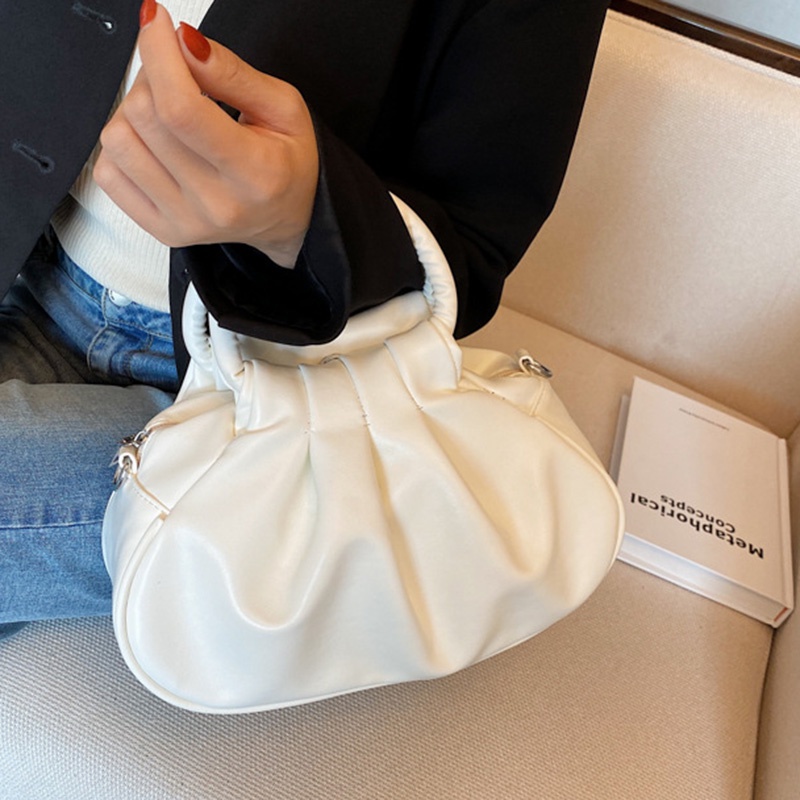 Túi Xách Đeo Vai Hình Đám Mây Phối Dây Xích Thời Trang Cao Cấp Dành Cho Nữ