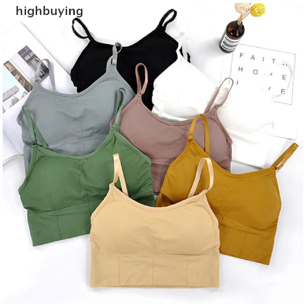 Áo Lửng Hai Dây Có Mút Đệm Quyến Rũ Dành Cho Nữ