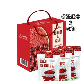 Kỷ tử hữu cơ AmaVie Foods gói170gr