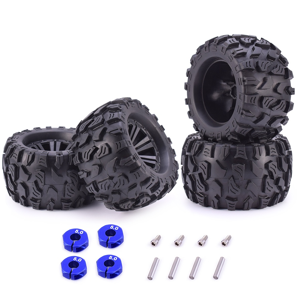Bánh Xe Đua Địa Hình Điều Khiển Từ Xa 12mm HEX & 125mm Cho Xe Tải Quái Vật 1 / 10 HPI HSP Savage XS TM Flux Lr