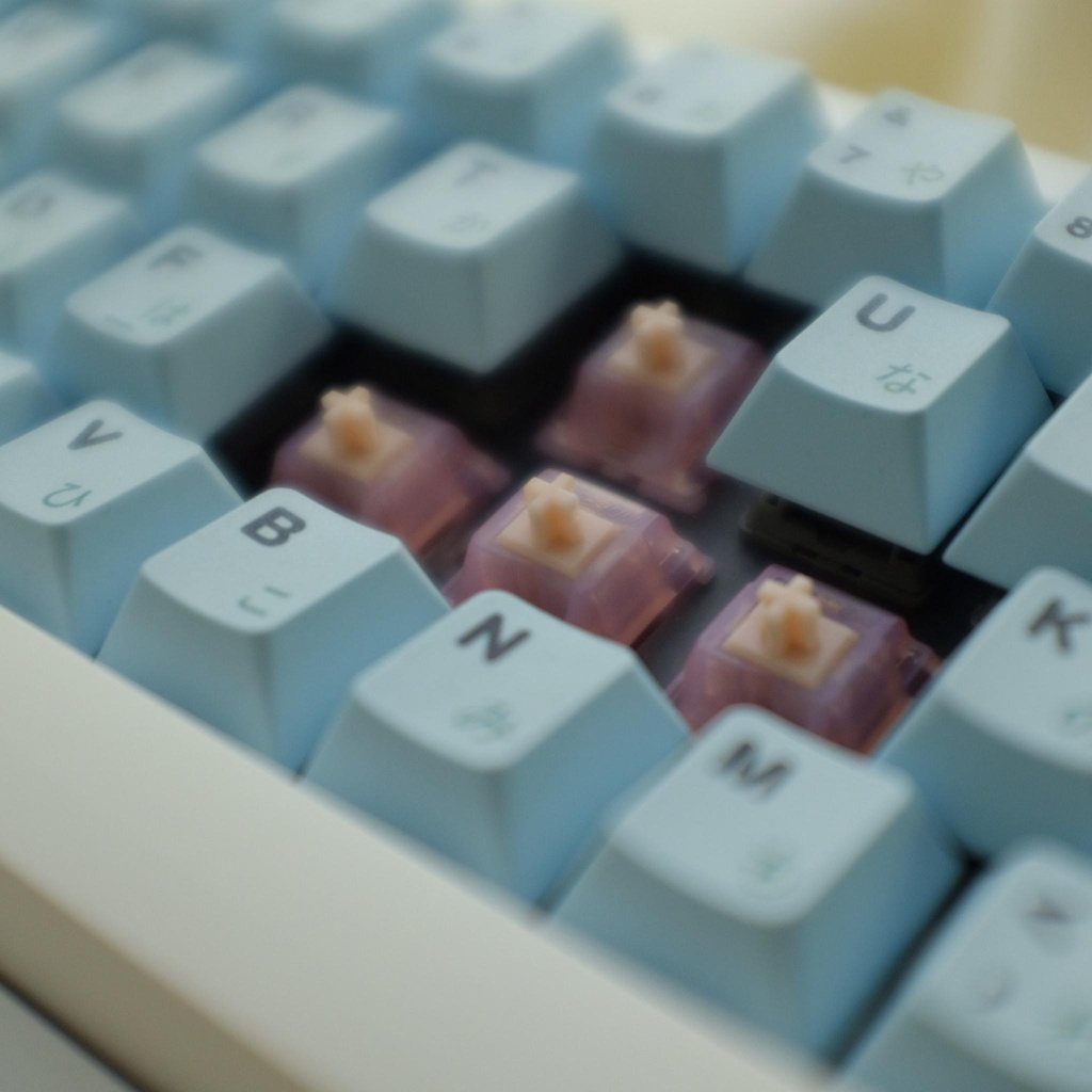 Switch Gateron Pure Berry x Modern Grey Linear Switch | Công tắc bàn phím cơ