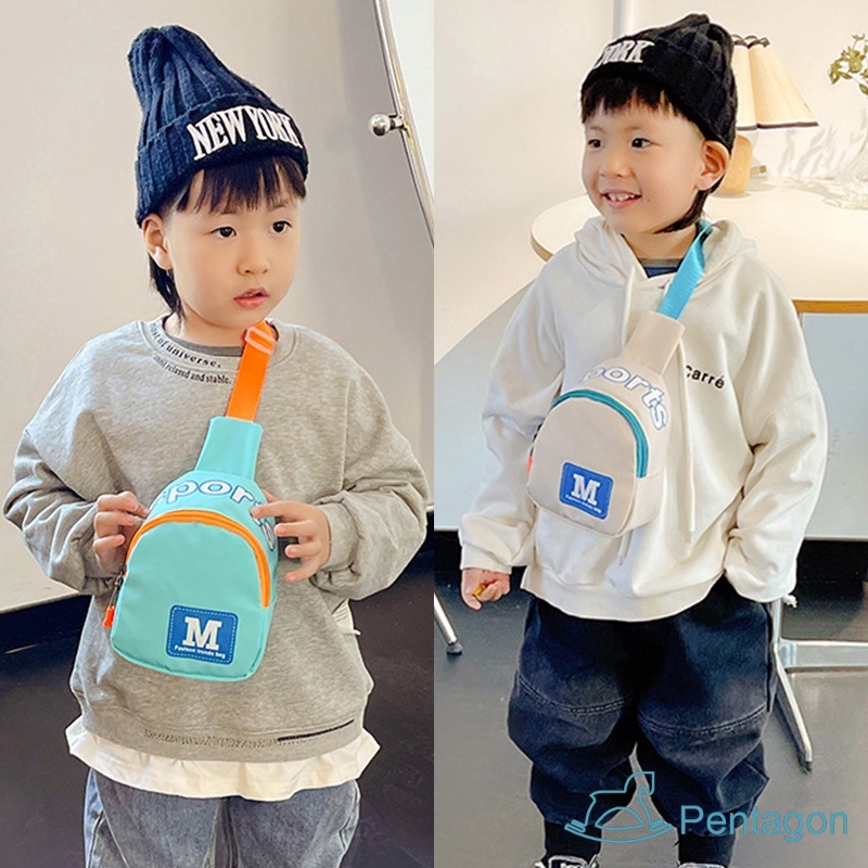 Túi Đeo Chéo In Chữ Thời Trang Hàn Quốc Cho Bé