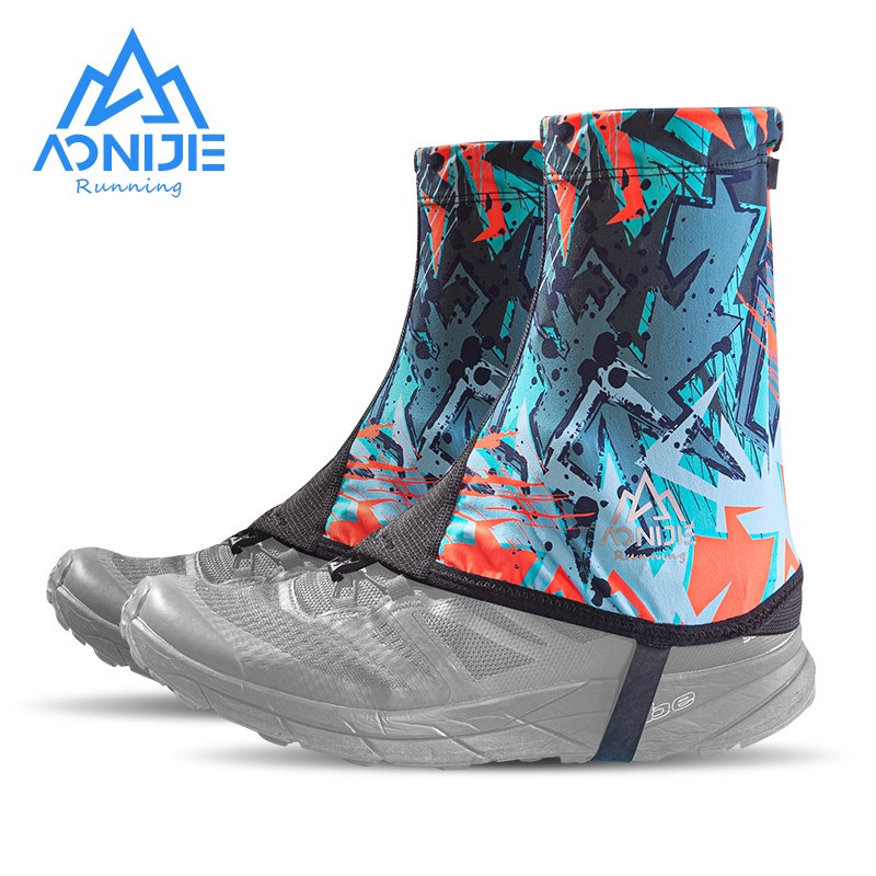 Vỏ bọc bảo vệ giày AONIJIE E4417 chống cát có dây rút khi chạy bộ leo núi thời trang unisex