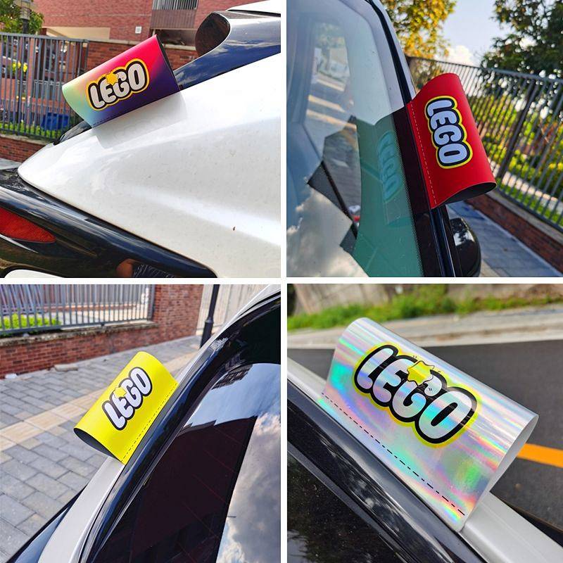 Car Washing Stick Label Small Electric Car Motorcycle Bicycle Lego Sticker Logo Body Decorative Stickers XdN4