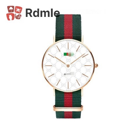 Đồng Hồ Đeo Tay GUCCI Dây Canvas Thiết Kế Đơn Giản Cho Nam Và Nữ