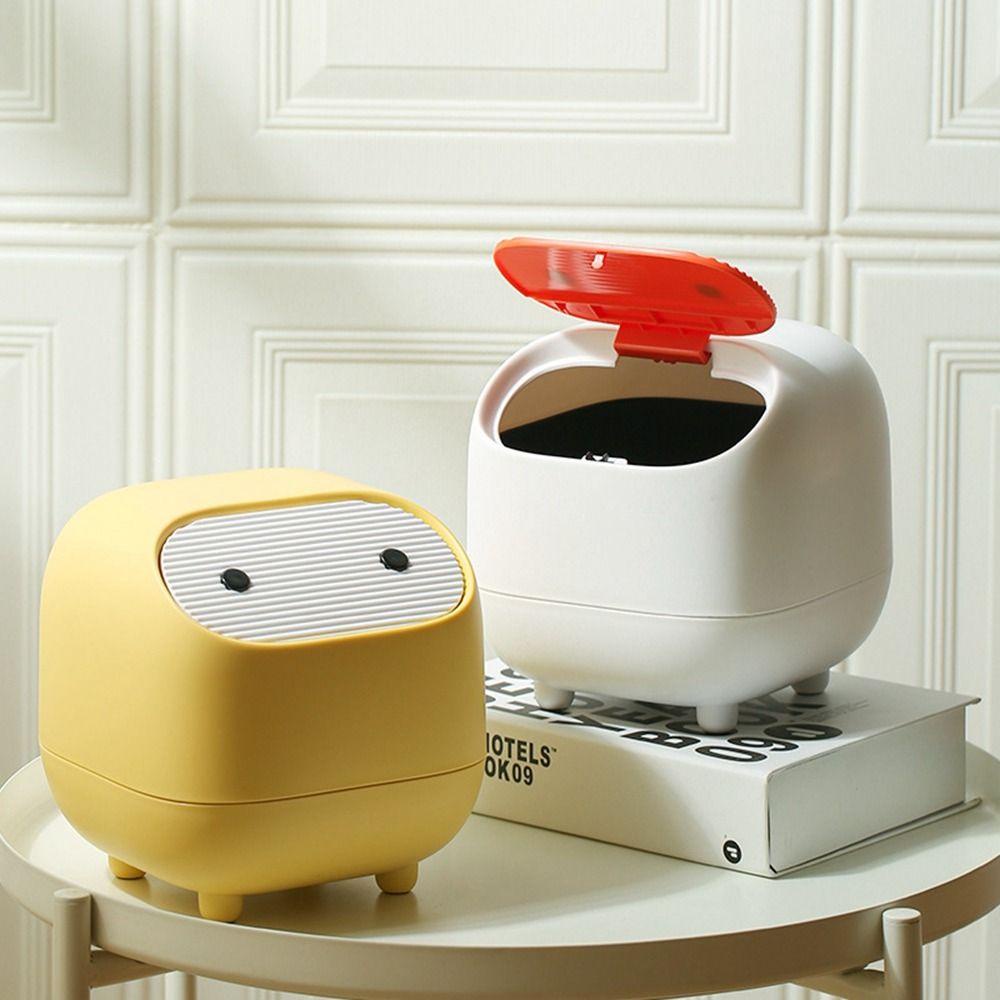 Thùng Rác Hai Lớp Dạng Nhấn Hình Ninja Sáng Tạo Thanh Lịch Có Thể Tháo Rời