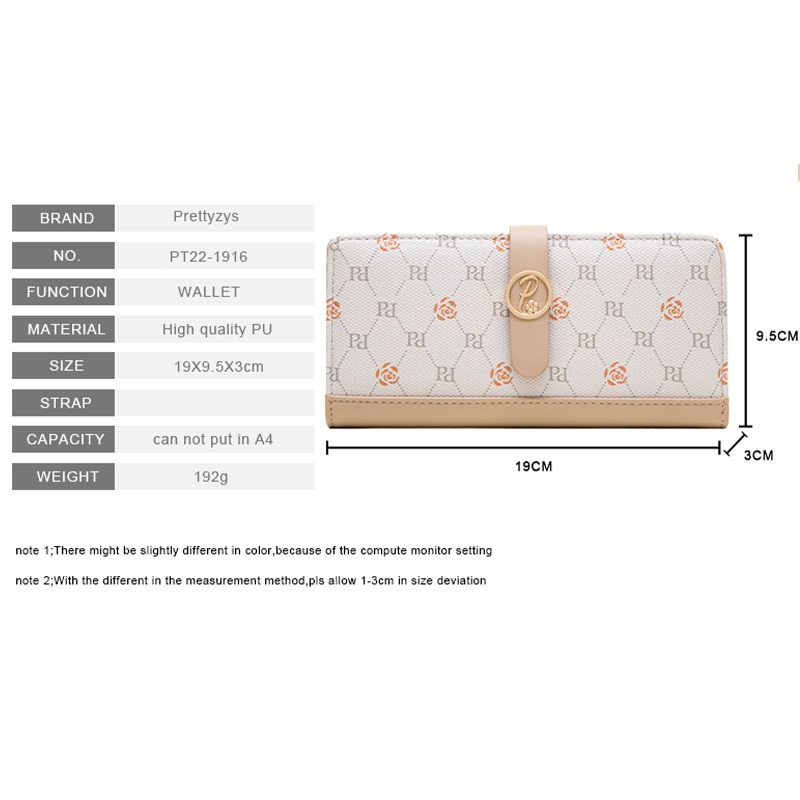 Ví Nữ Dài Thời Trang Có Khóa Kéo