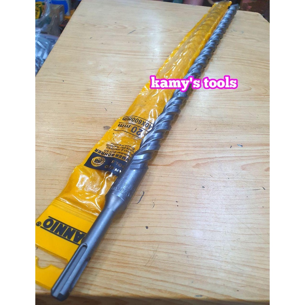 Mũi khoan bê tông đuôi gài 4 rãnh 16mm 18mm 20mm dài 600mm 60cm