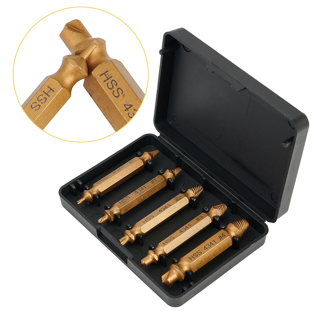 5 Bộ Dụng Cụ Tháo Răng Hai Đầu Tốc Độ Cao Bằng Thép 4341