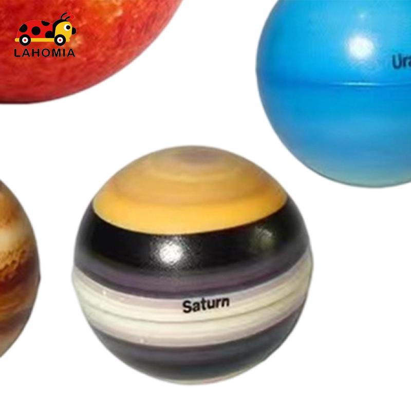 LAHOMIA Set 10 Quả Bóng Năng Lượng Hệ Mặt Trời Hình Các Hành Tinh Và Hành Tinh 6.3cm