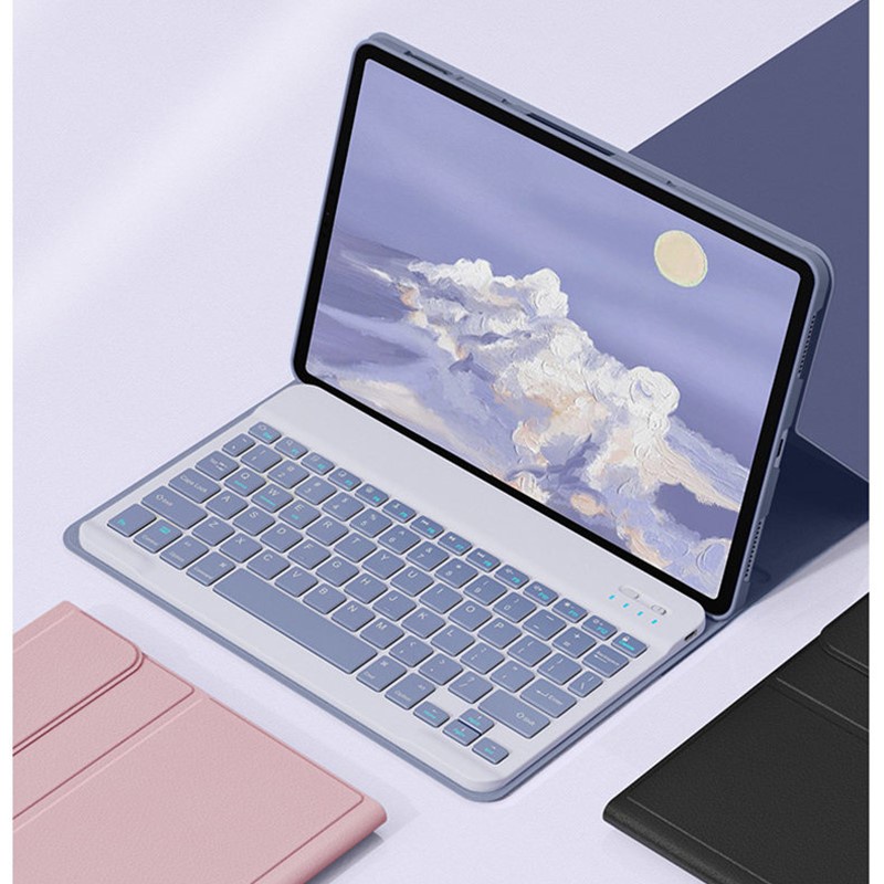 Bao Da Máy Tính Bảng Kèm Bàn Phím Bluetooth Không Dây Và Chuột Có Thể Tháo Rời Cho Xiaomi Redmi Pad 10.61 inch