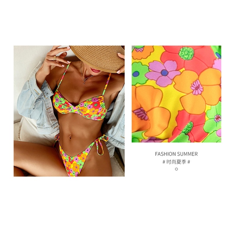 Bộ Đồ Bơi Bikini Một Mảnh Dây Cắt Cao Gợi Cảm Cho Nữ