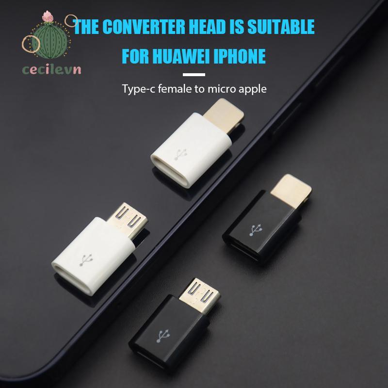 Bộ chuyển đổi USB Apple Type-C sang Micro Android dành cho điện thoại di động Huawei IP-CE